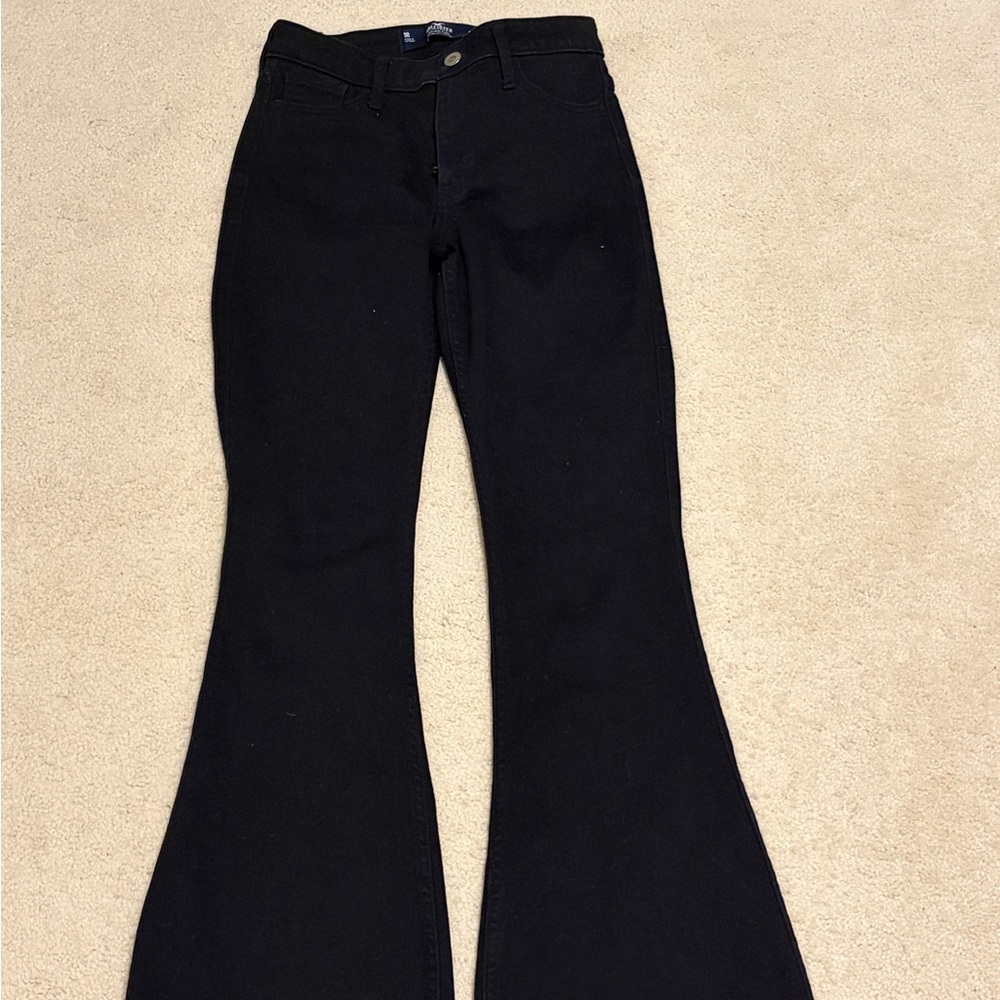 Hollister Black  High-Rise Flare Jeans